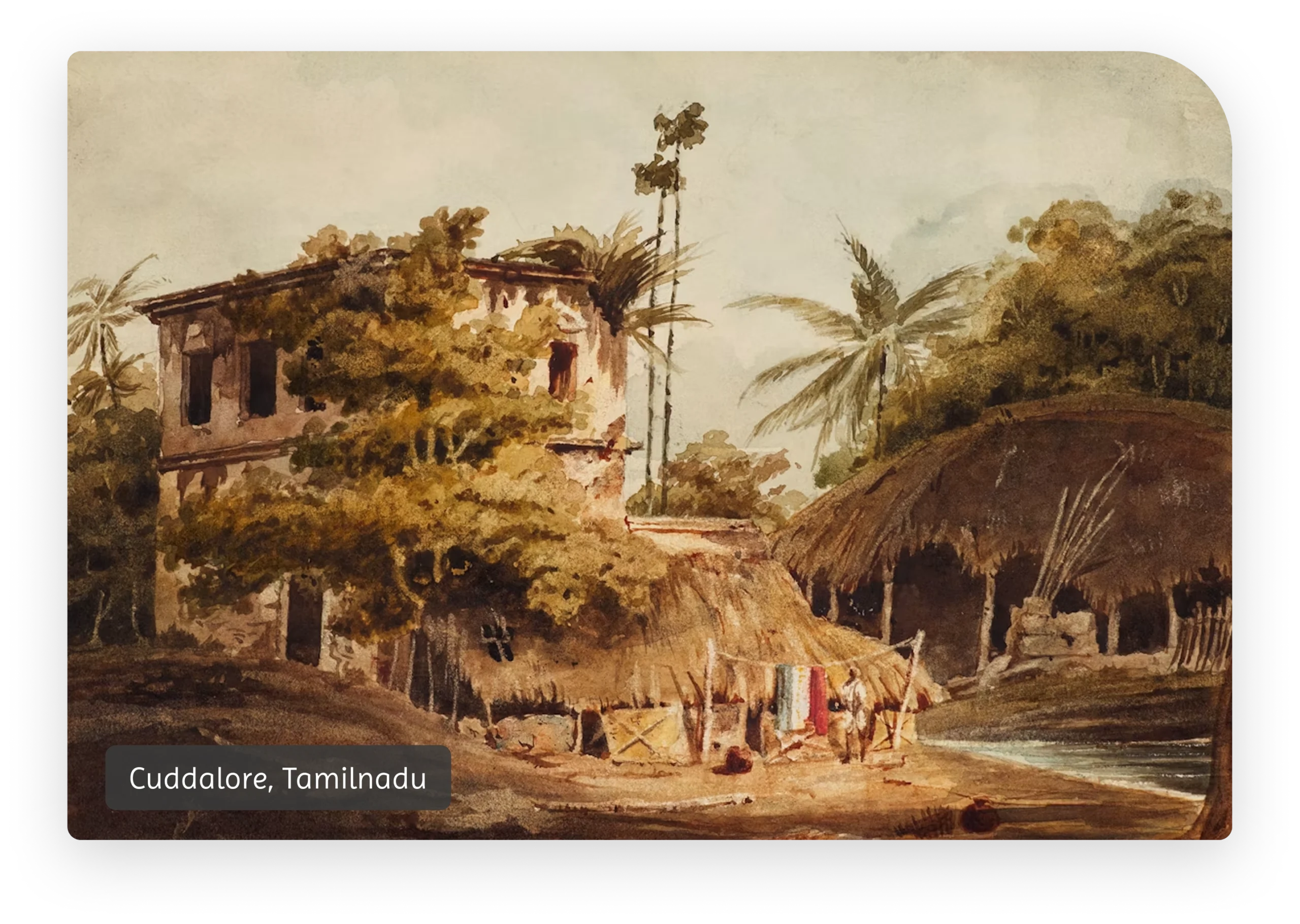 கடலூர், தமிழ்நாடு கிராம ஓவியம்